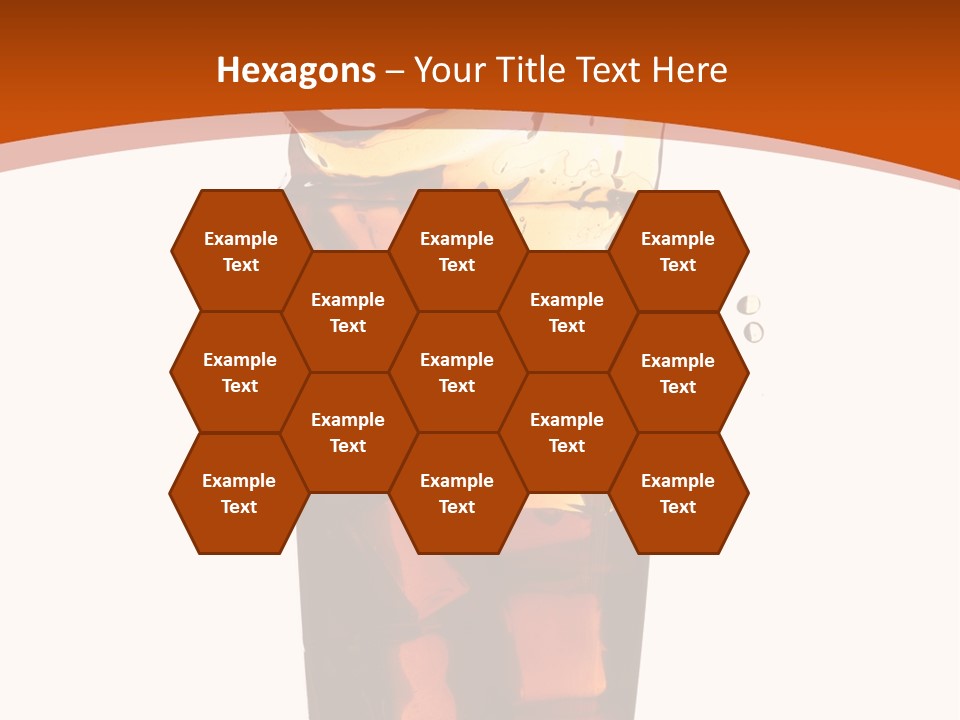 Coca-Cola With Ice PowerPoint Template