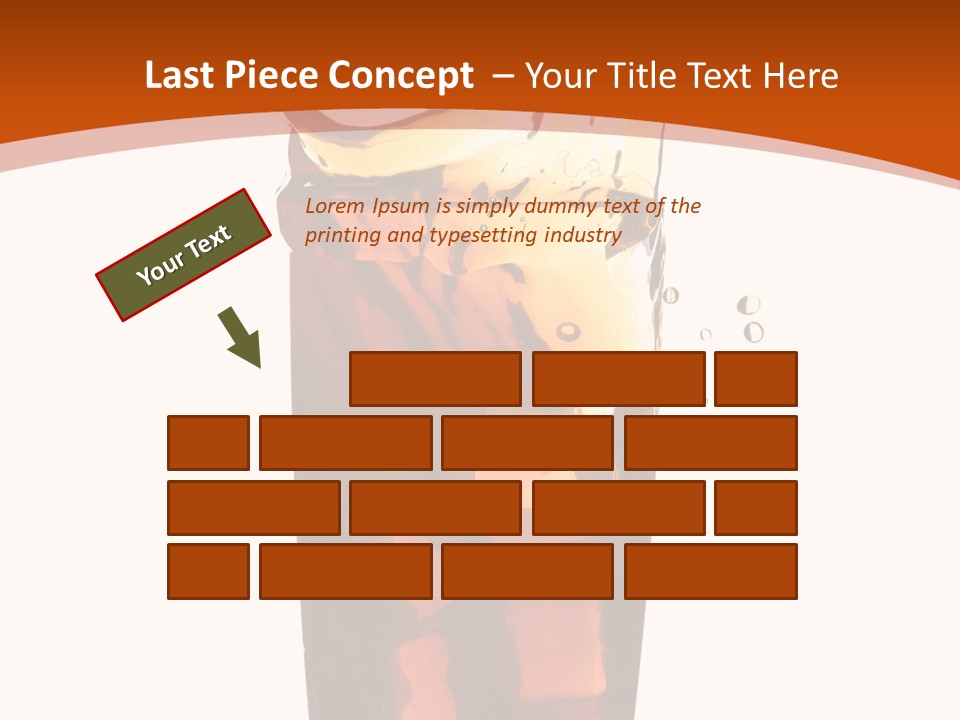 Coca-Cola With Ice PowerPoint Template