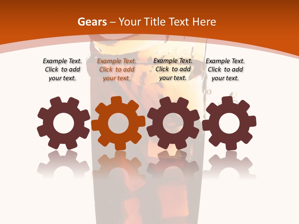 Coca-Cola With Ice PowerPoint Template