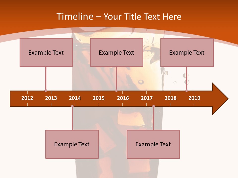 Coca-Cola With Ice PowerPoint Template