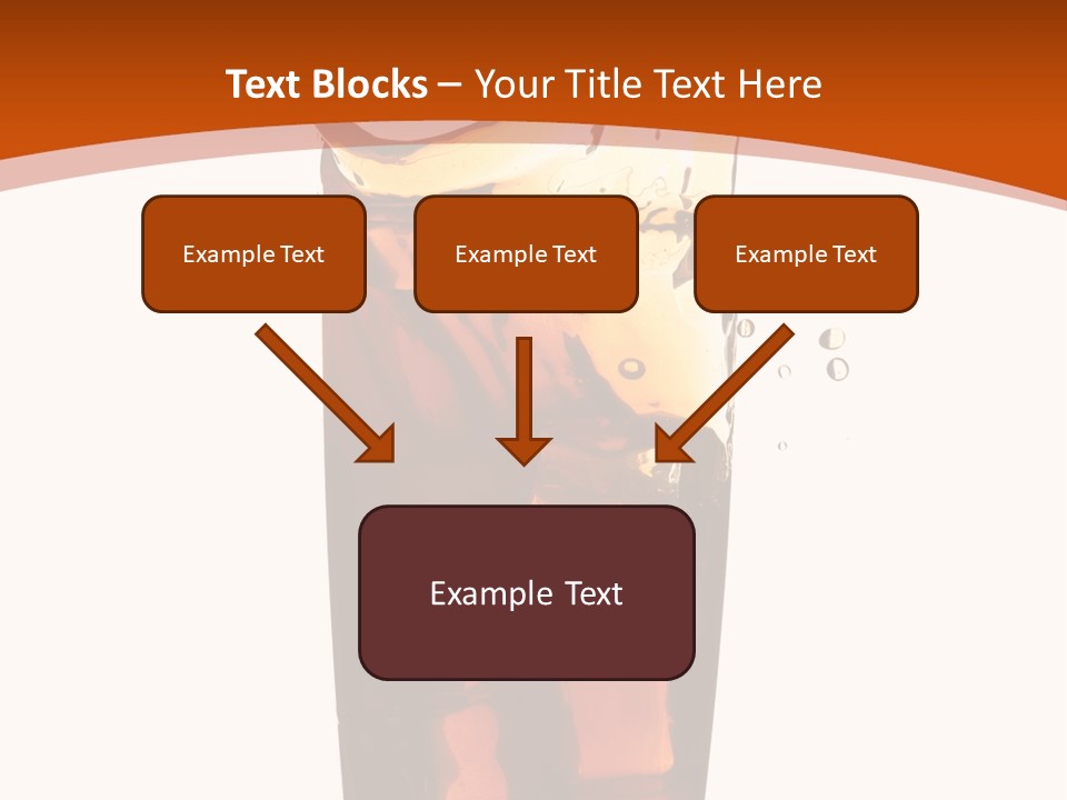 Coca-Cola With Ice PowerPoint Template