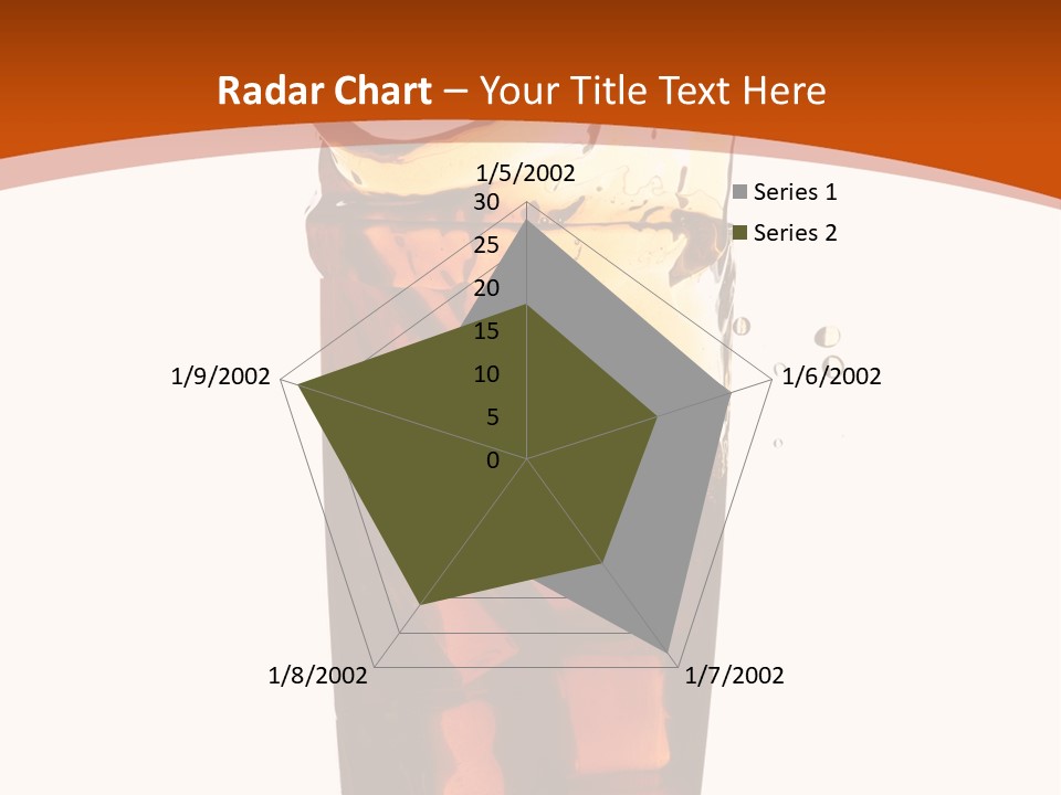 Coca-Cola With Ice PowerPoint Template