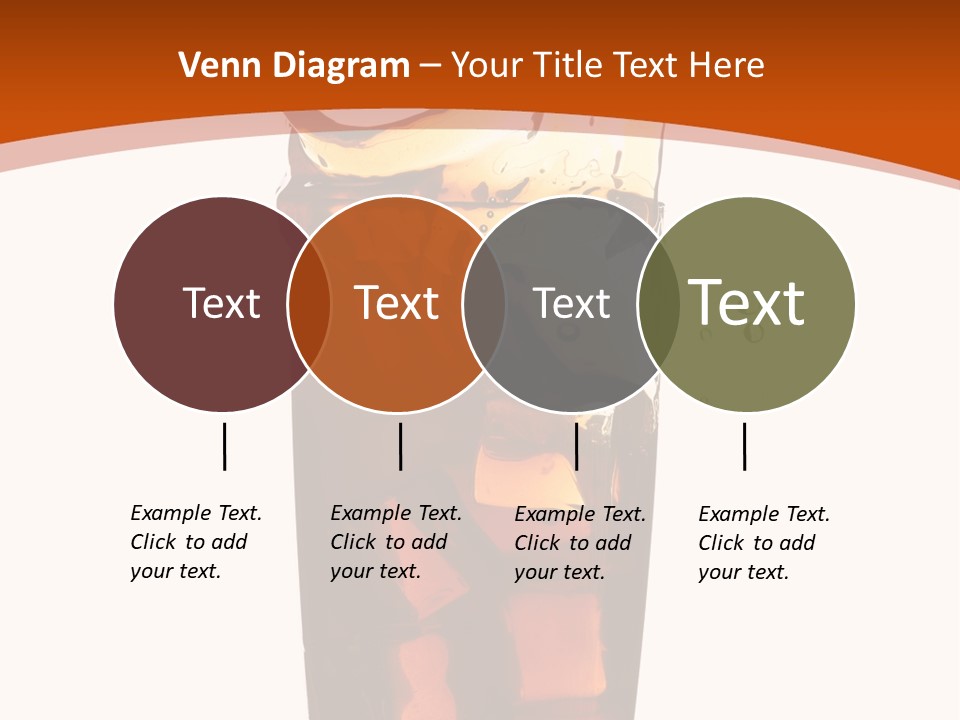 Coca-Cola With Ice PowerPoint Template