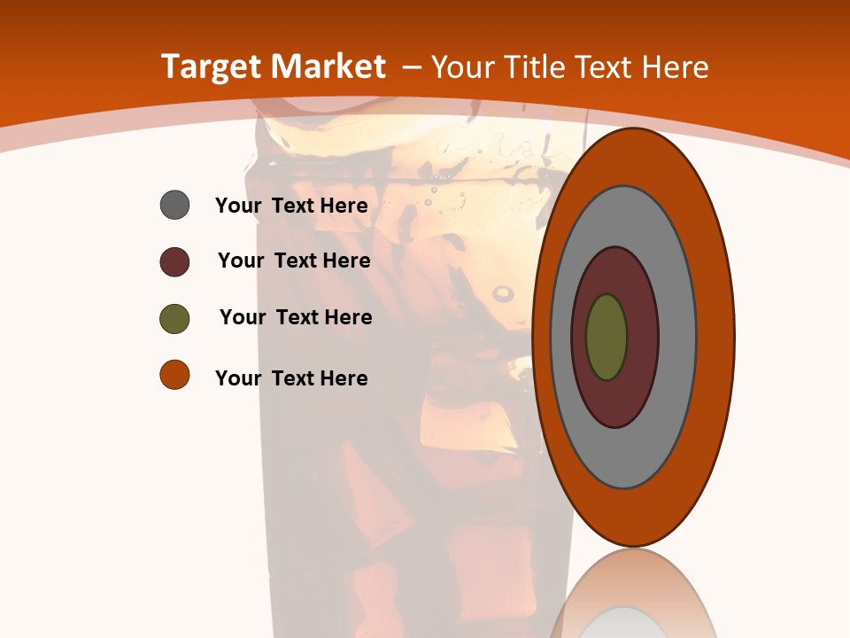 Coca-Cola With Ice PowerPoint Template