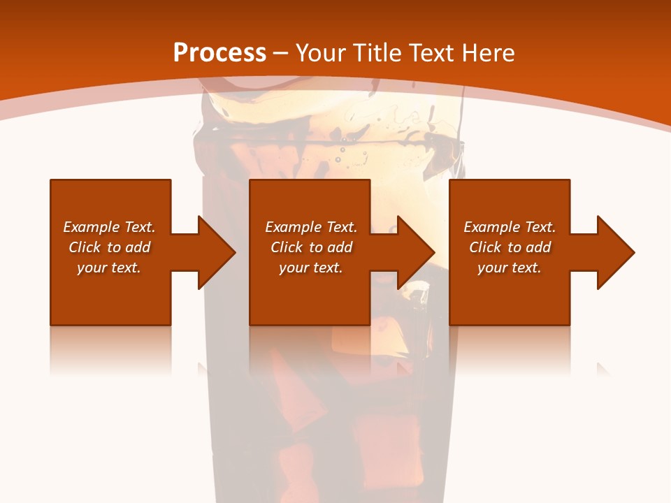 Coca-Cola With Ice PowerPoint Template