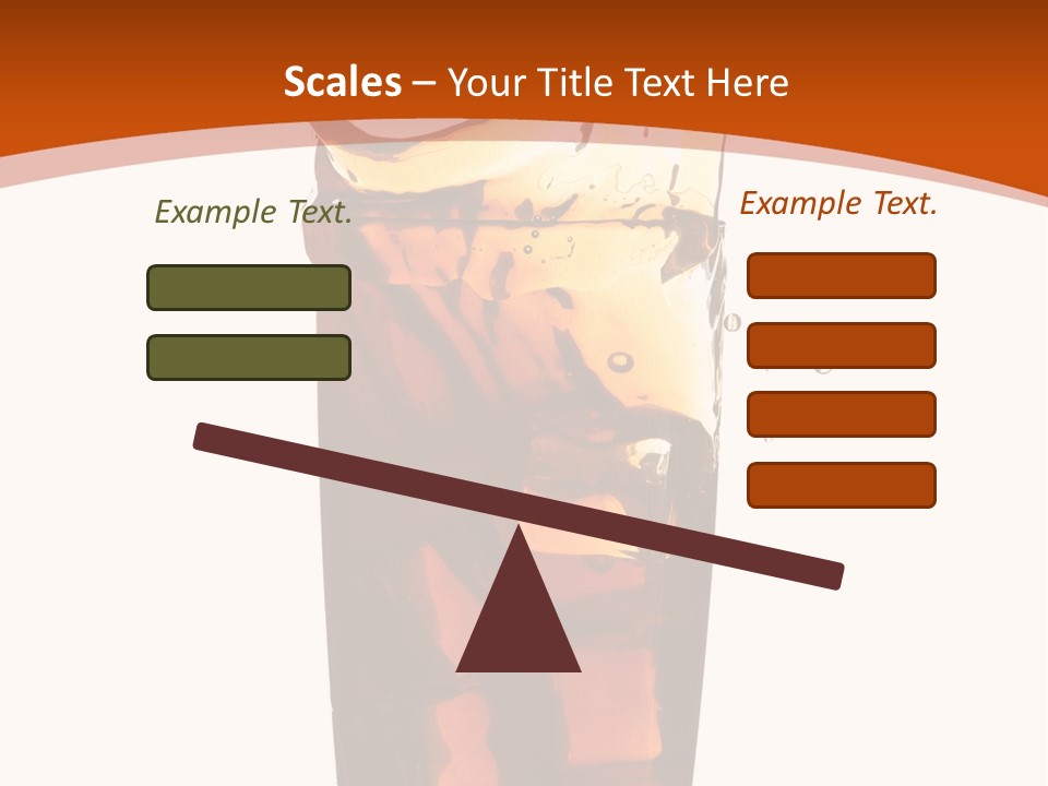 Coca-Cola With Ice PowerPoint Template