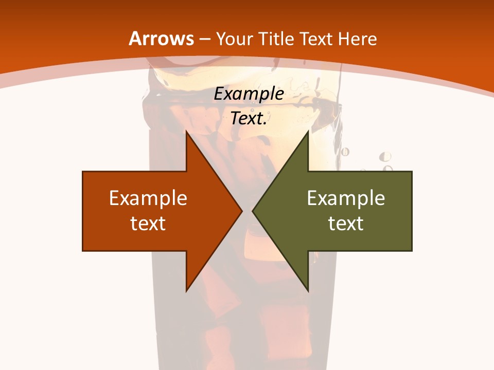 Coca-Cola With Ice PowerPoint Template