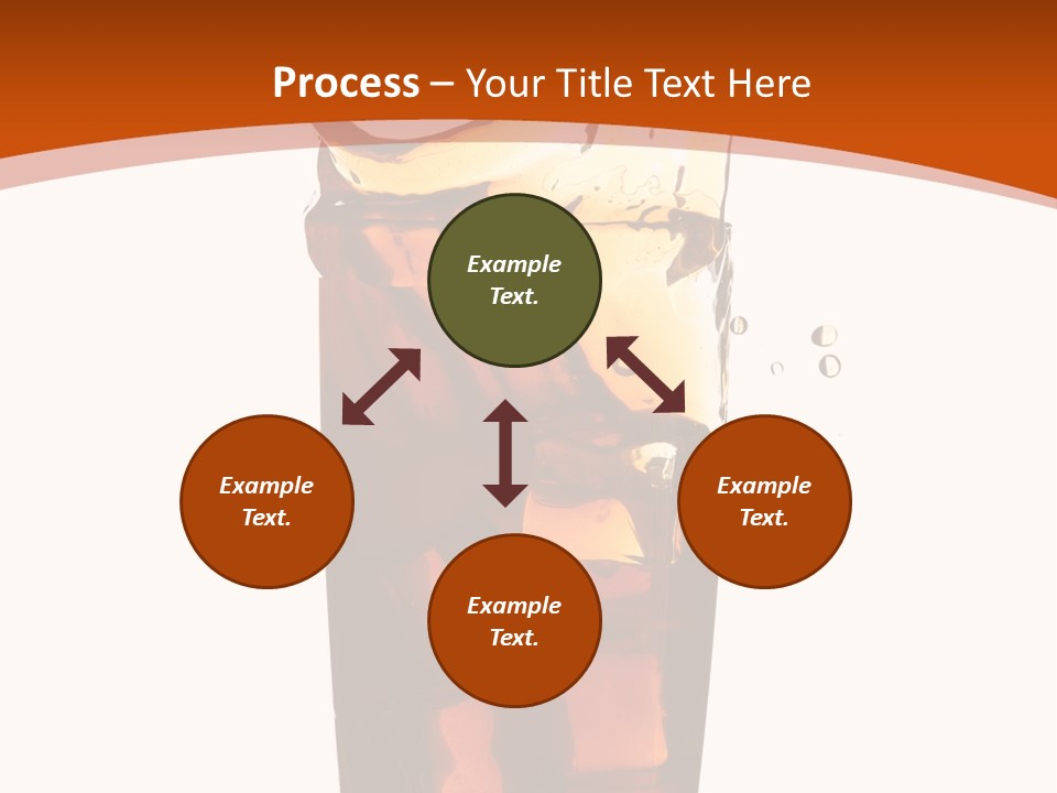 Coca-Cola With Ice PowerPoint Template