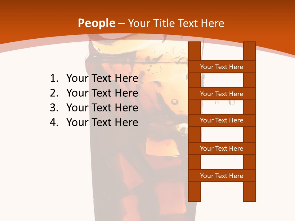 Coca-Cola With Ice PowerPoint Template