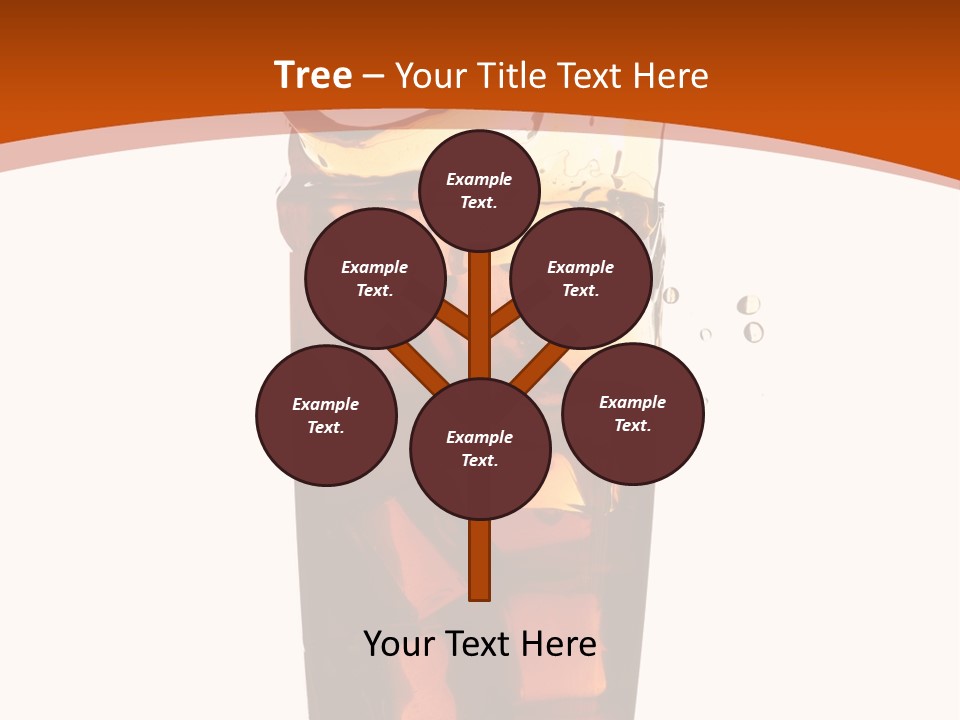 Coca-Cola With Ice PowerPoint Template