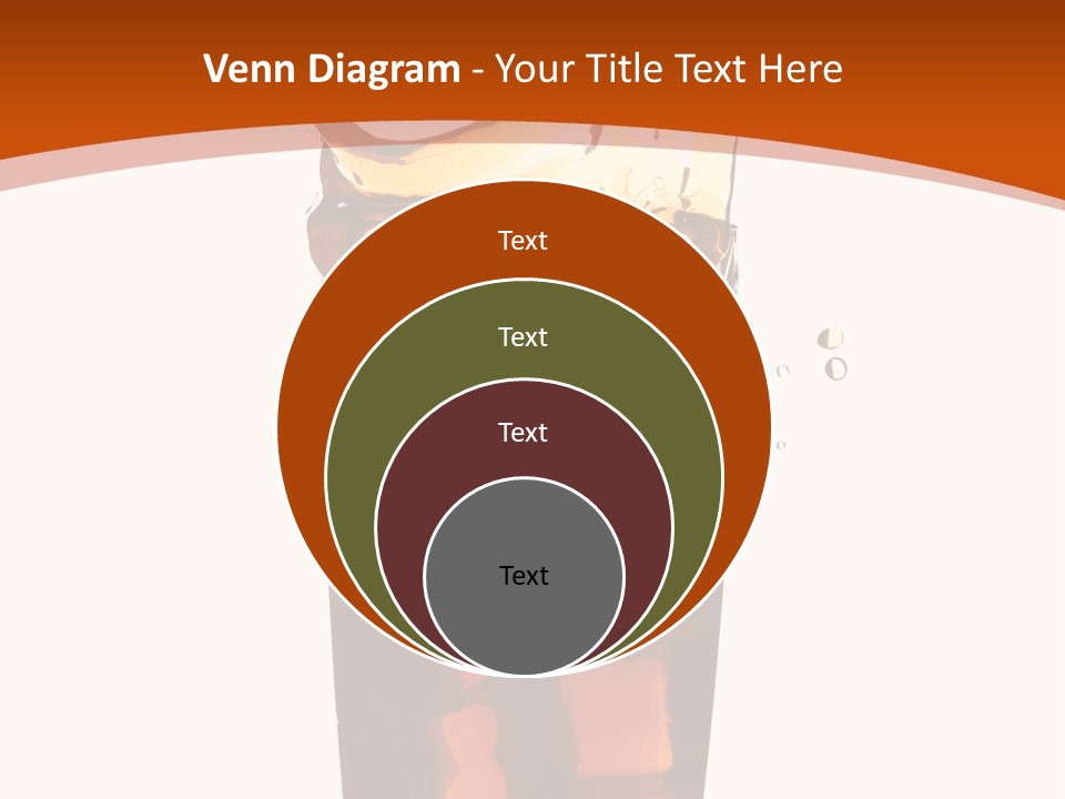 Coca-Cola With Ice PowerPoint Template