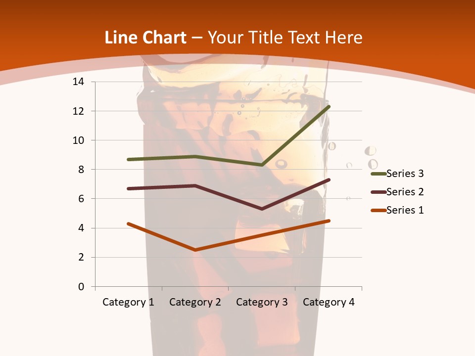 Coca-Cola With Ice PowerPoint Template