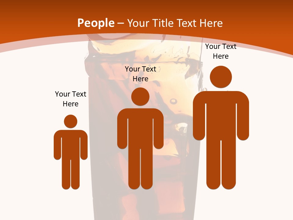 Coca-Cola With Ice PowerPoint Template