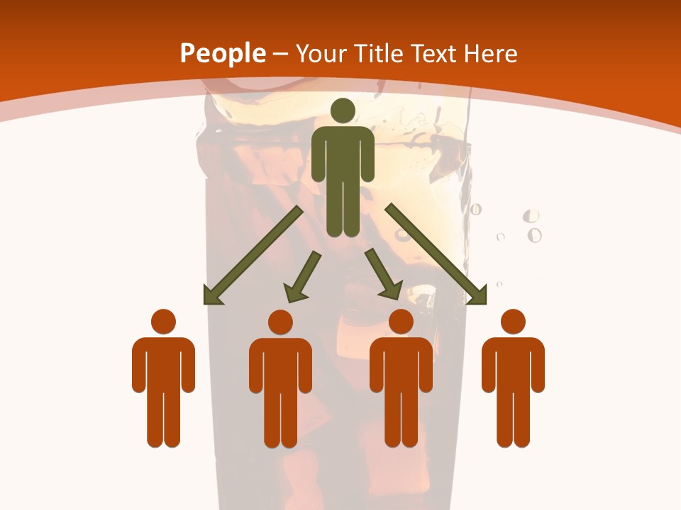 Coca-Cola With Ice PowerPoint Template