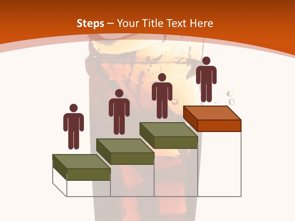 Coca-Cola With Ice PowerPoint Template