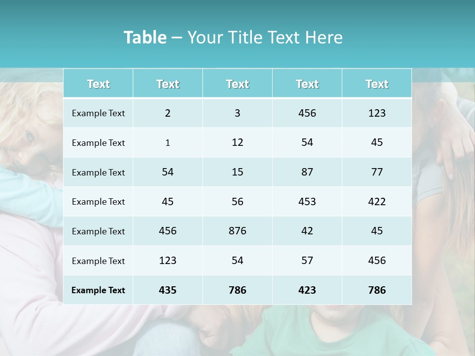 Family Photo PowerPoint Template