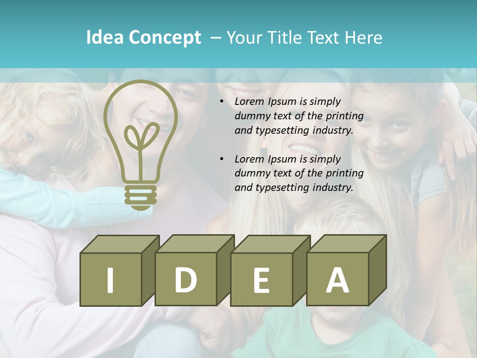Family Photo PowerPoint Template