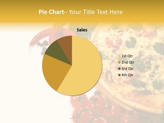 Pizza With Hot Peppers PowerPoint Template