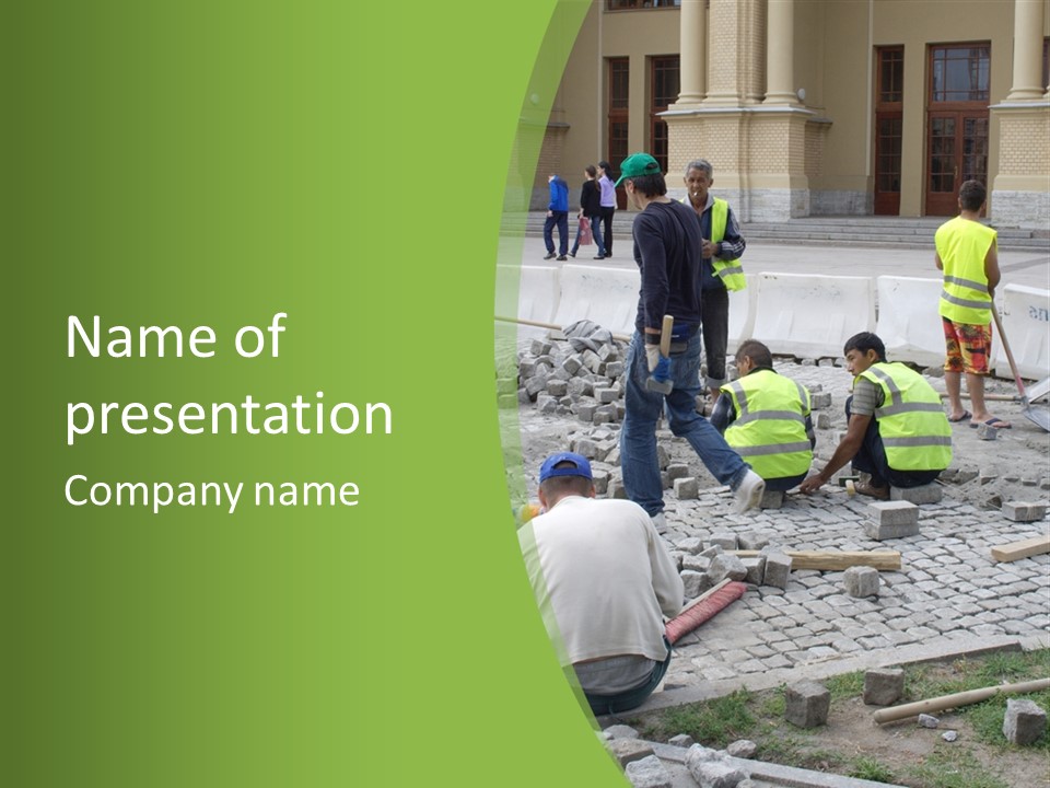 Paving Stones PowerPoint Template