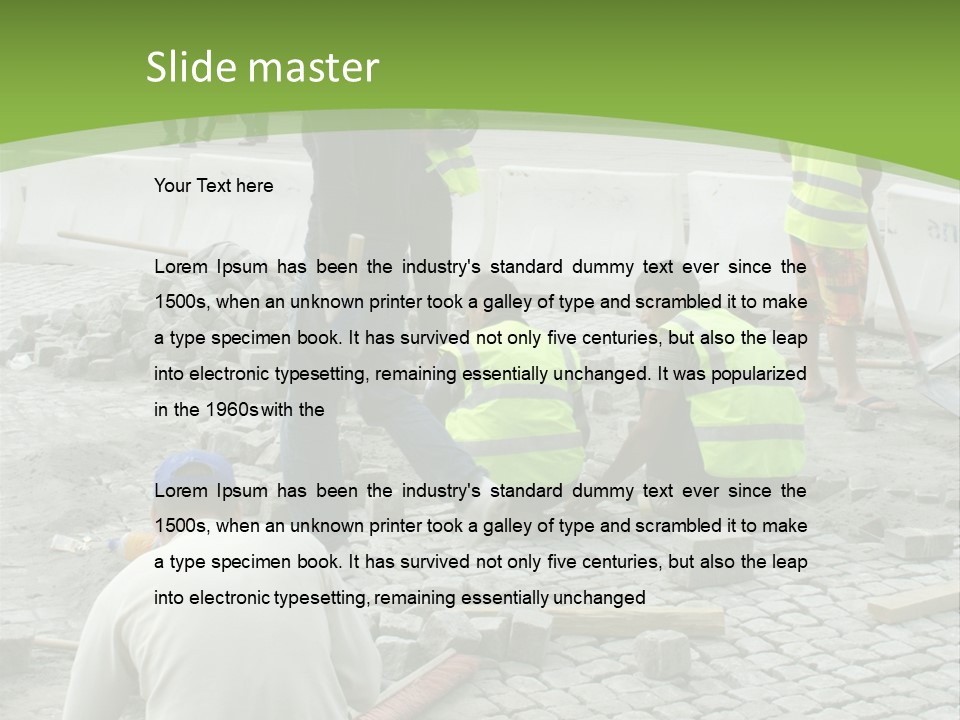 Paving Stones PowerPoint Template