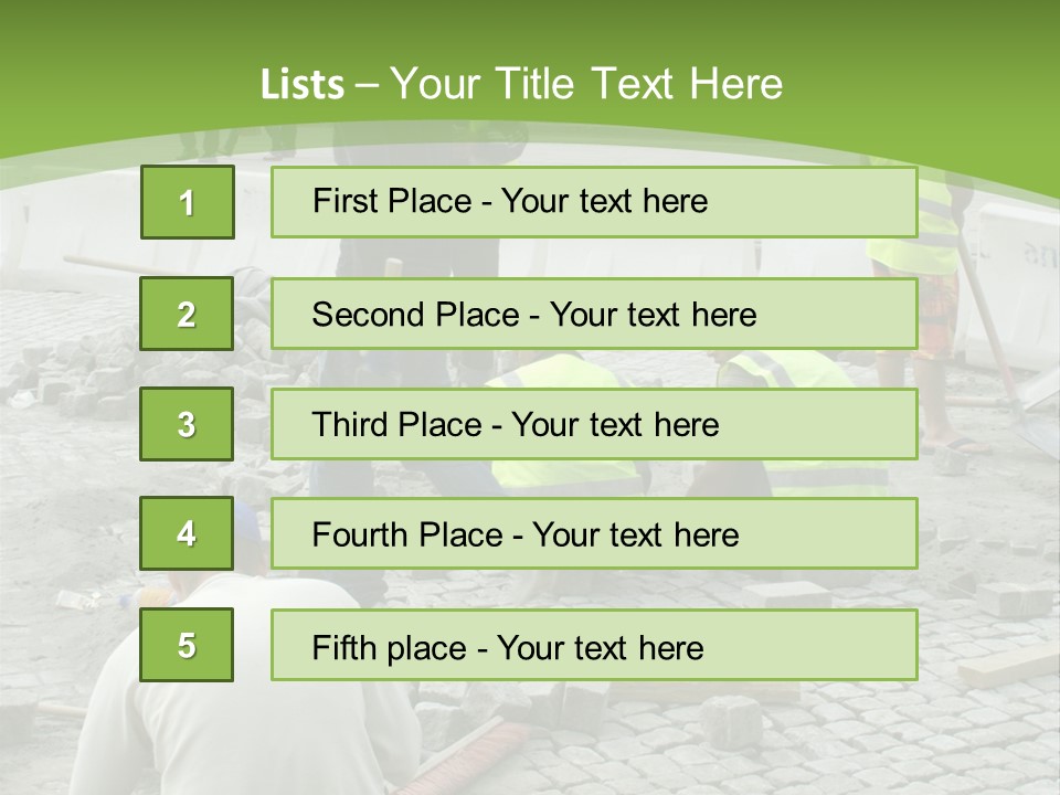 Paving Stones PowerPoint Template