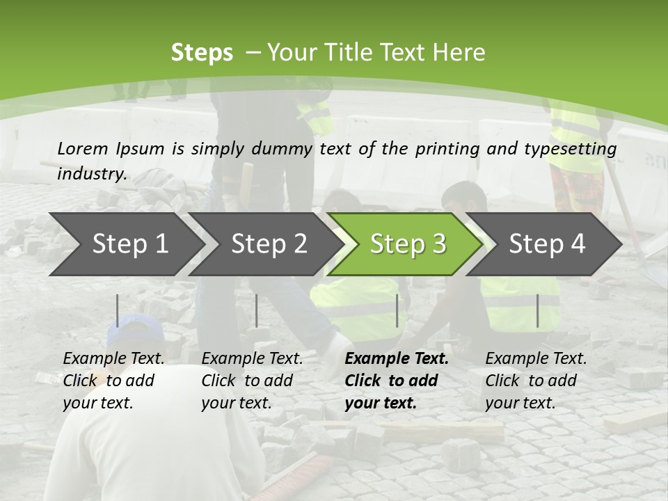 Paving Stones PowerPoint Template