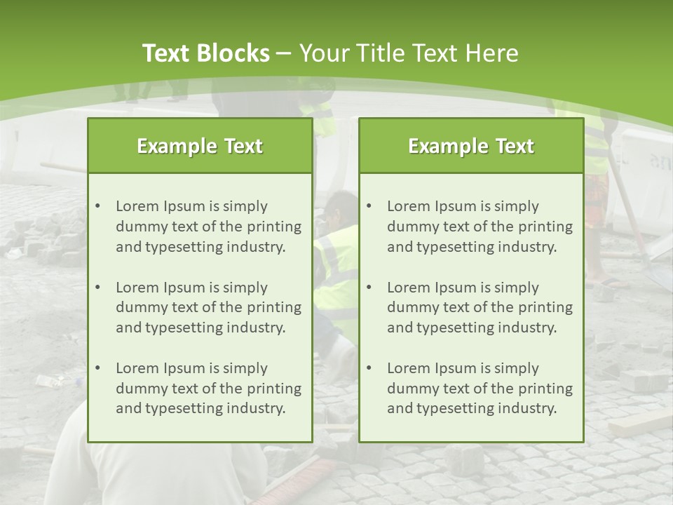 Paving Stones PowerPoint Template