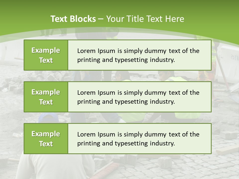 Paving Stones PowerPoint Template