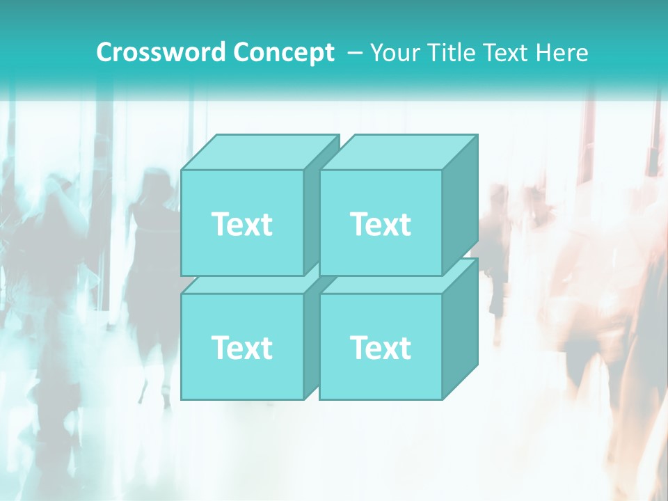 Shadows Of People PowerPoint Template