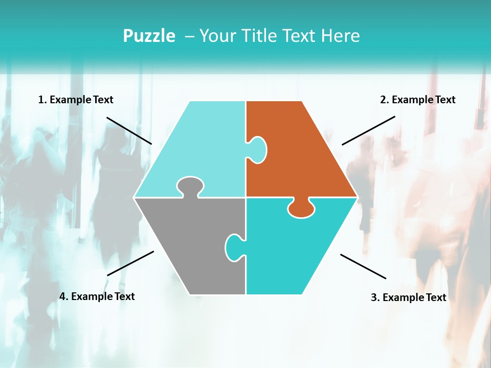 Shadows Of People PowerPoint Template