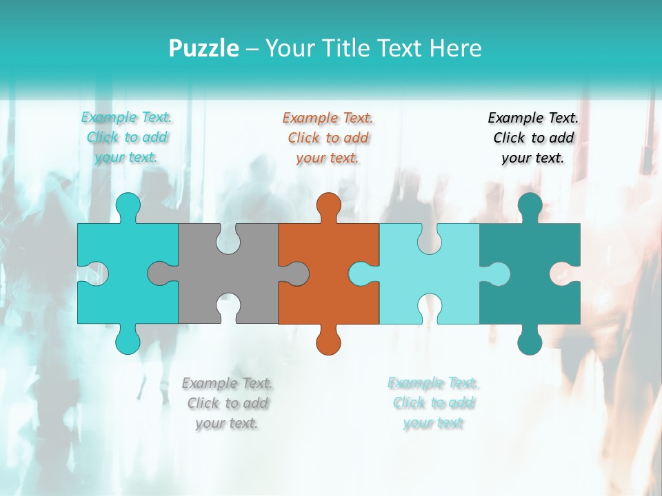 Shadows Of People PowerPoint Template