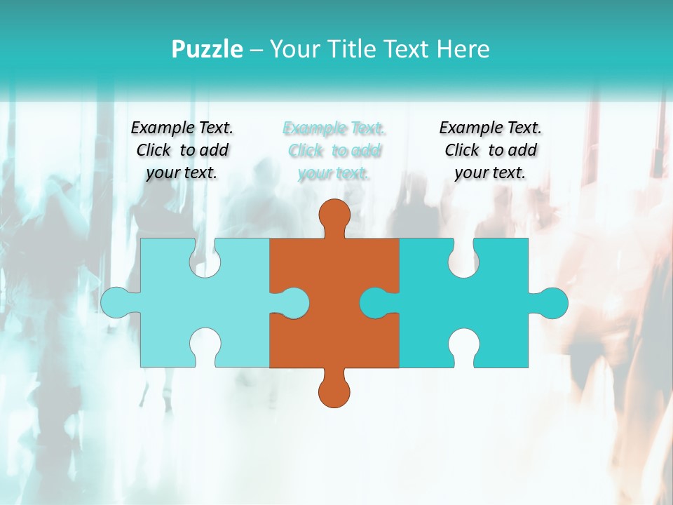 Shadows Of People PowerPoint Template