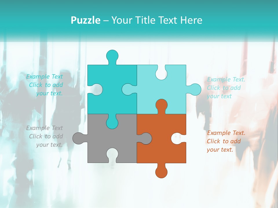 Shadows Of People PowerPoint Template