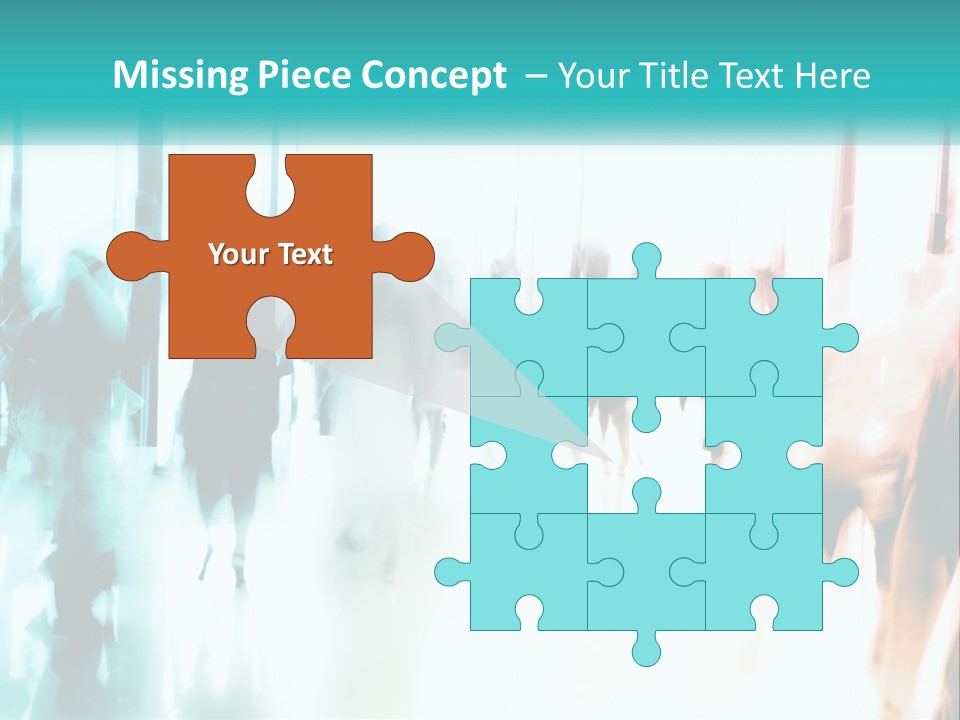 Shadows Of People PowerPoint Template