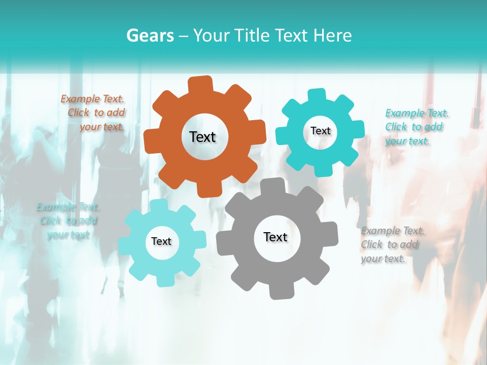 Shadows Of People PowerPoint Template
