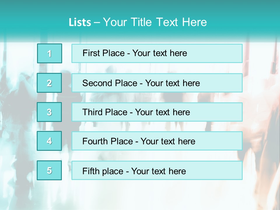 Shadows Of People PowerPoint Template