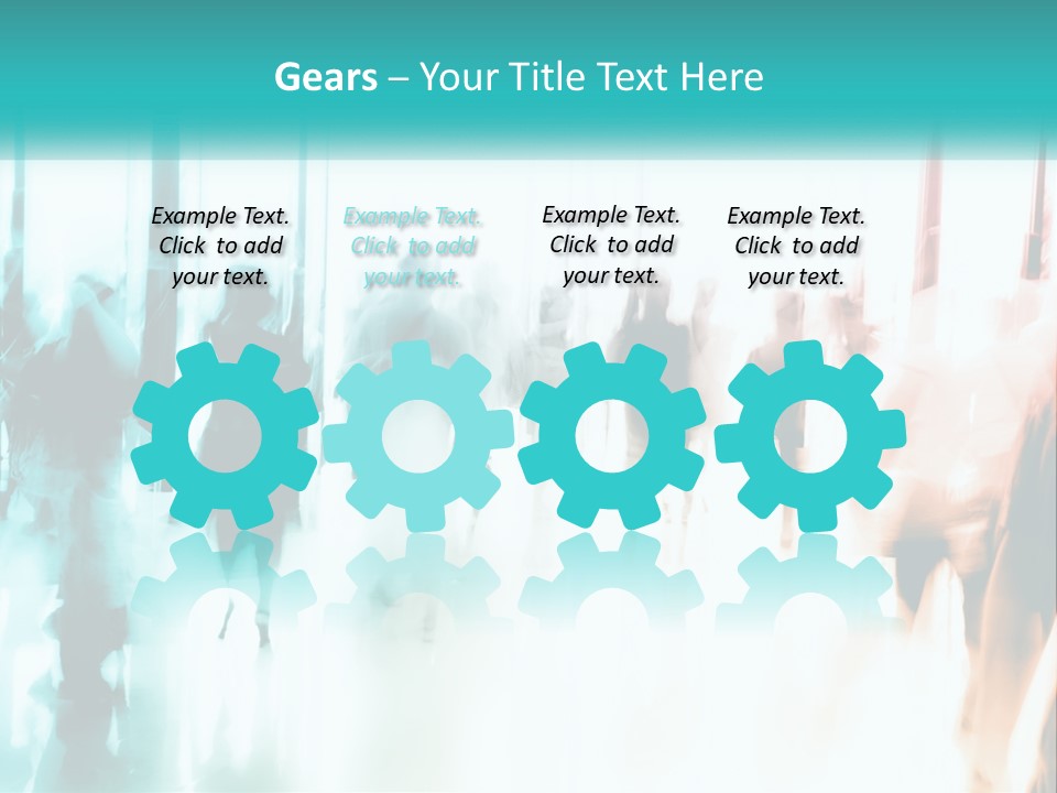 Shadows Of People PowerPoint Template