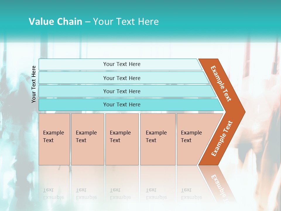 Shadows Of People PowerPoint Template