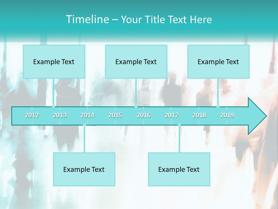 Shadows Of People PowerPoint Template
