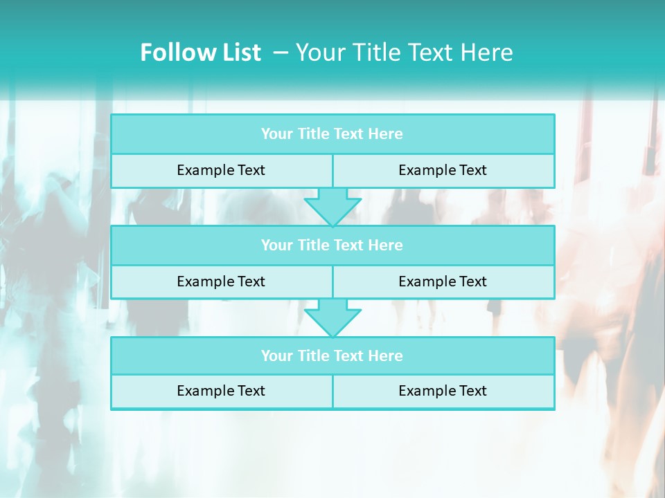 Shadows Of People PowerPoint Template