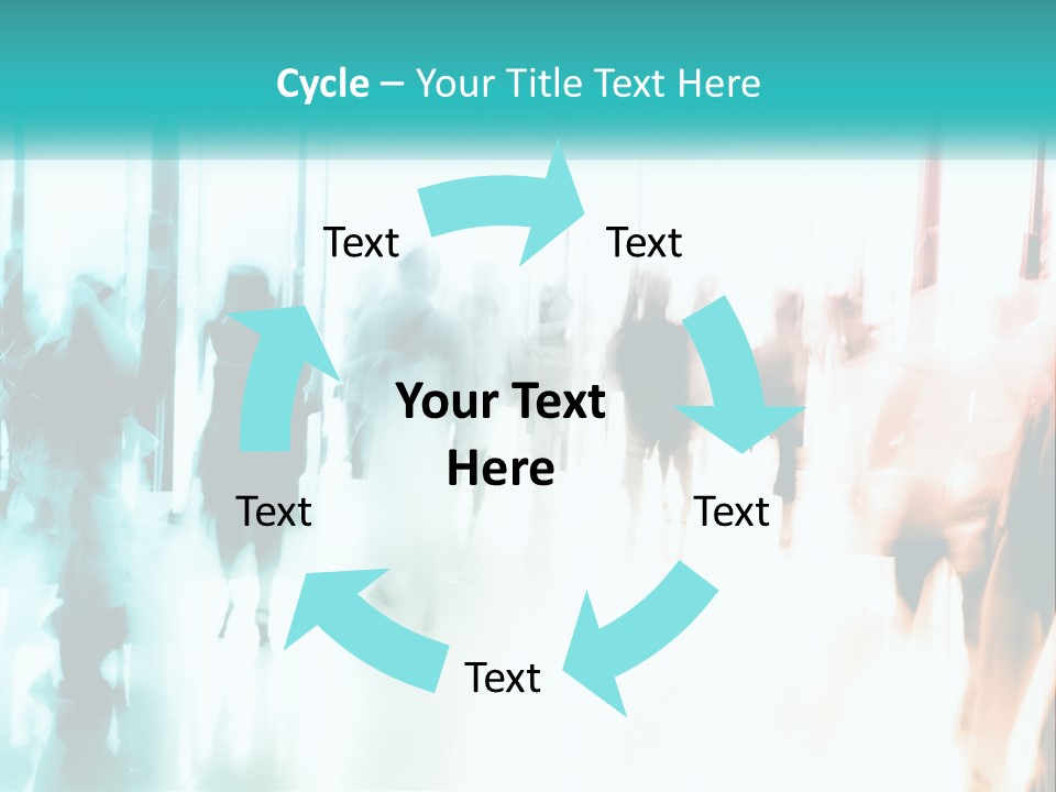 Shadows Of People PowerPoint Template