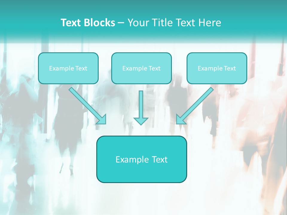 Shadows Of People PowerPoint Template