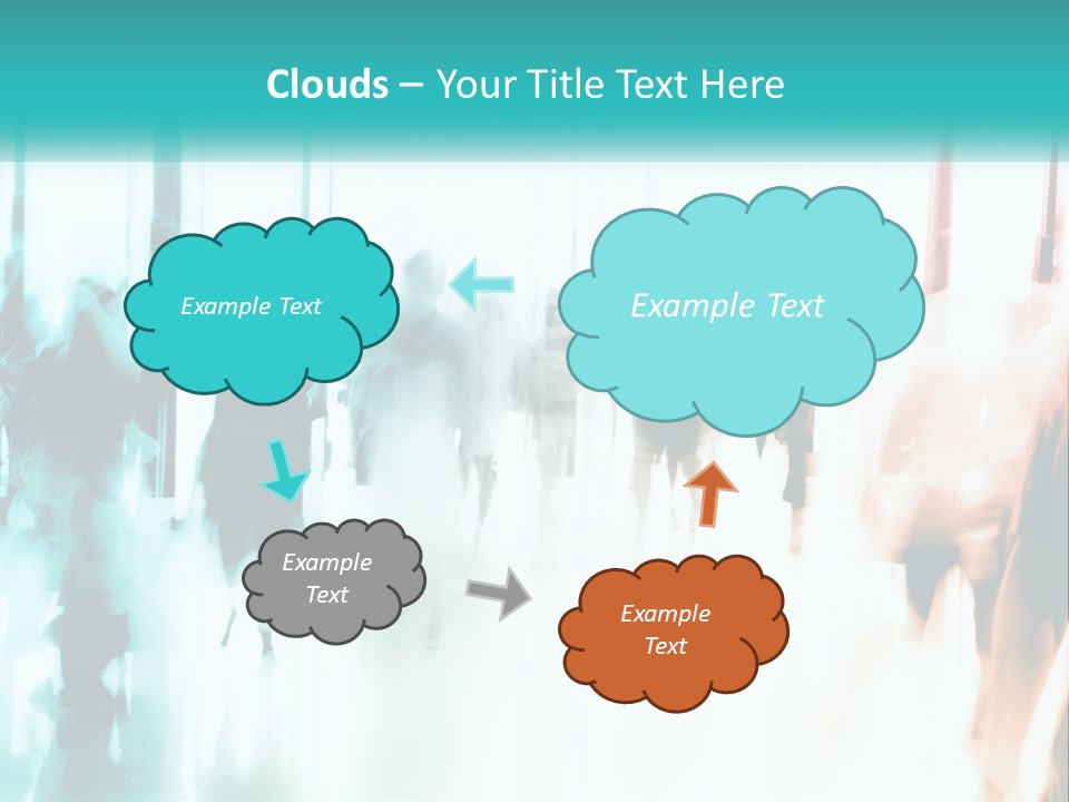 Shadows Of People PowerPoint Template