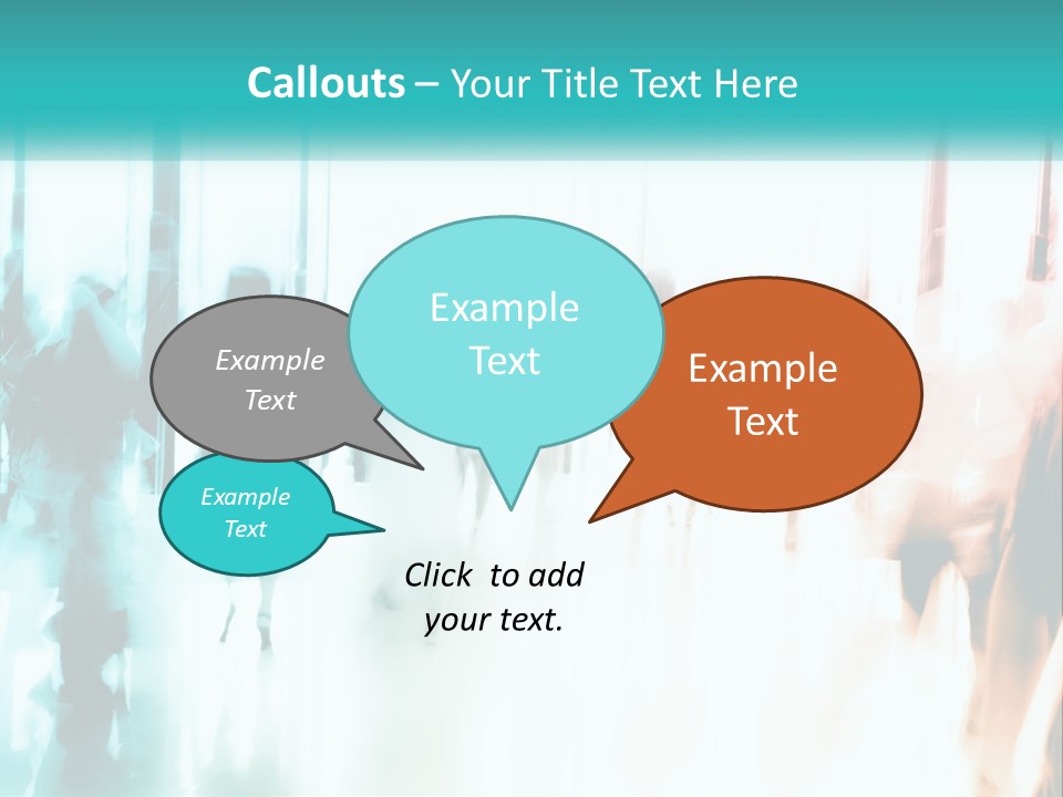 Shadows Of People PowerPoint Template