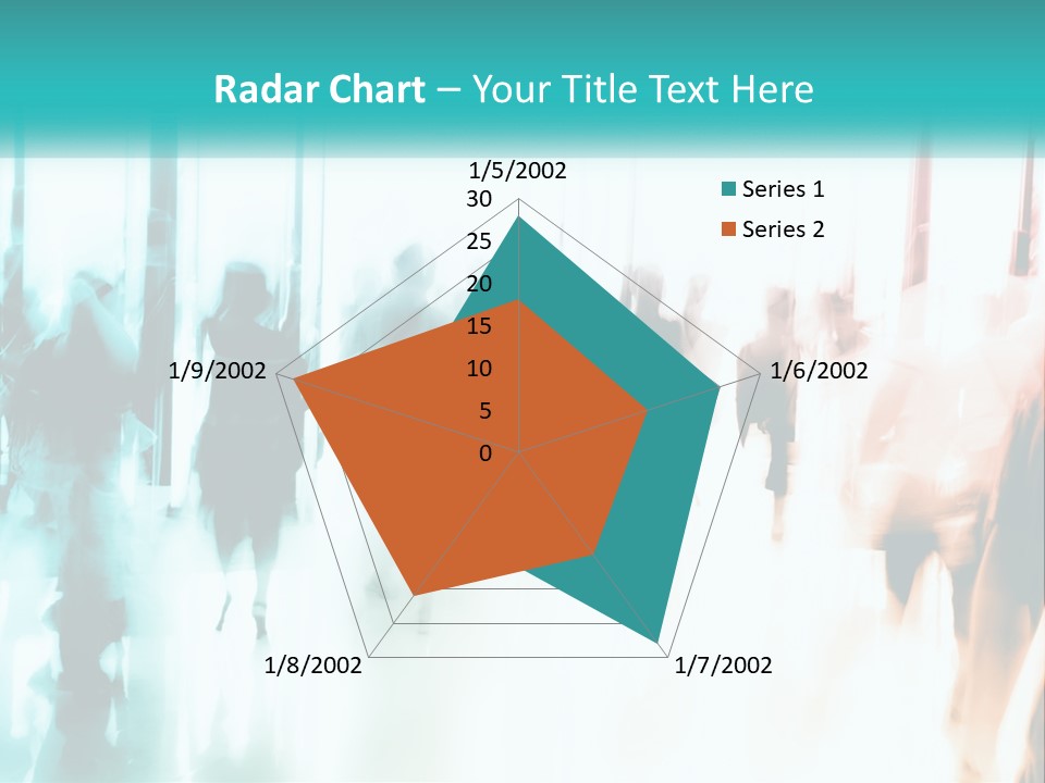Shadows Of People PowerPoint Template