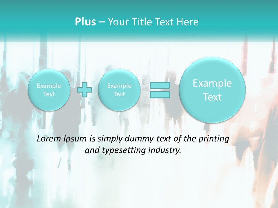 Shadows Of People PowerPoint Template