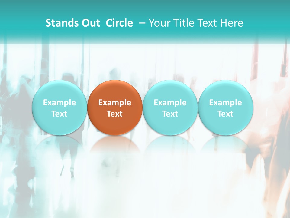 Shadows Of People PowerPoint Template