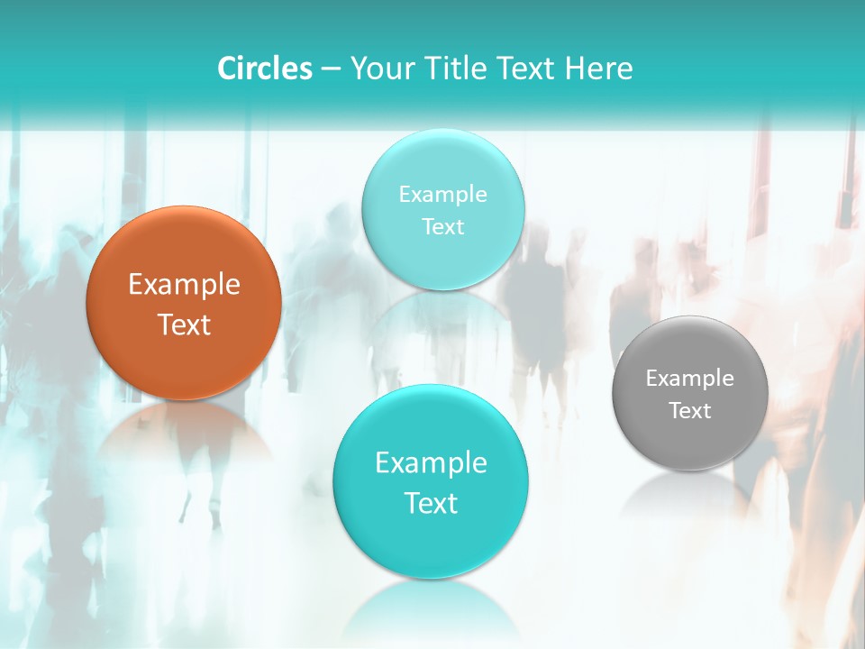 Shadows Of People PowerPoint Template