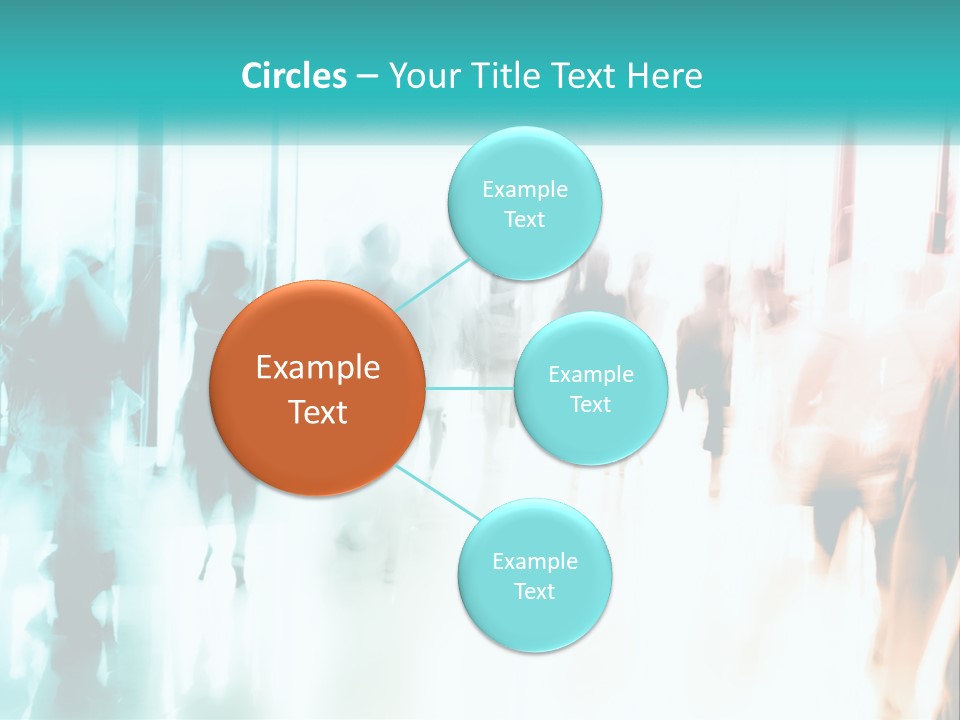 Shadows Of People PowerPoint Template