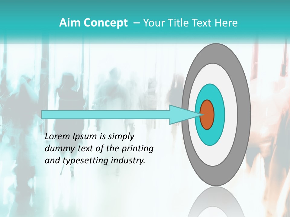 Shadows Of People PowerPoint Template